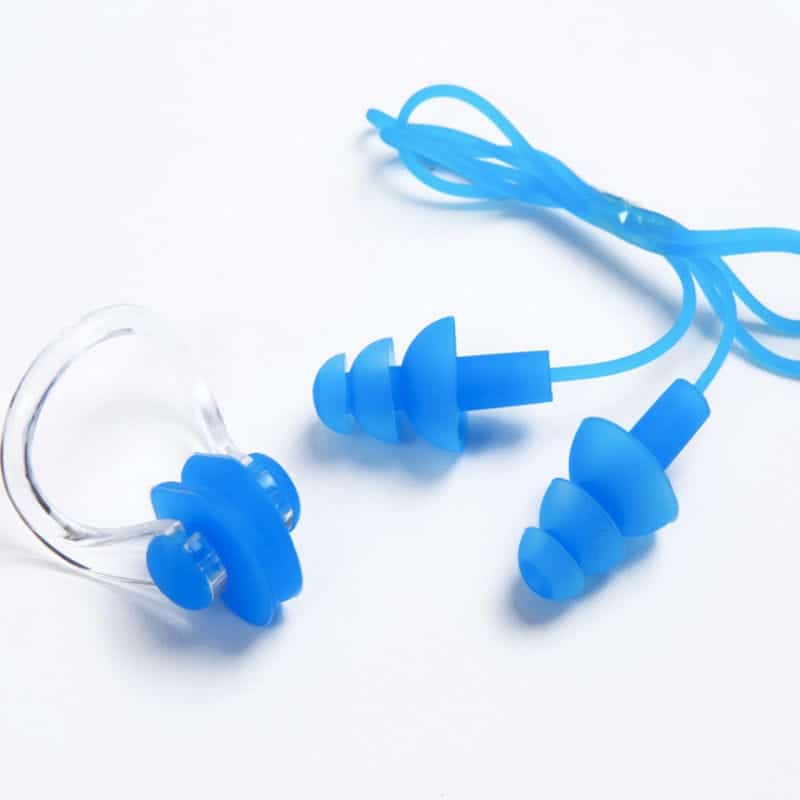 Nhét tai có dây đeo + kẹp mũi khi bơi NK03